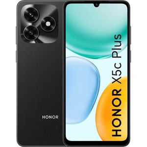 Honor X5C Plus 4+256GB 6.7" 4G Midnight Black DS ITA (256 GB, Middernachtelijk zwart, 6.70", Dubbele SIM, 4G), Smartphone, Zwart