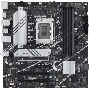 ASUS MB ASUS PRIME B760M-A D4-CSM (Intel,1700,DDR4,mATX) (LGA 1700, Intel B760, mATX), Moederbord