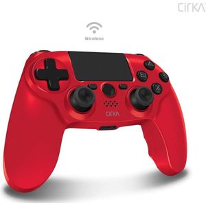 Hyperkin - CirKa - NuForce wireless controller - voor PS4 / PC / Mac (rood)