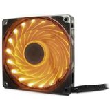 Intertech - L-12025 Aura - PC Ventilator - Zwart - 120mm - RGB LED