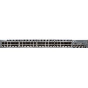 Juniper 250 Mpps /100/ 1000BASE-T, /10GbE SFP/SFP+, QSFP+ (48 Havens), Netwerkschakelaar, Zwart