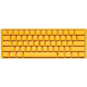 Ducky - One 3 Mini - Mechanisch Gaming Toetsenbord - Geel - Duitse Lay-out - RGB Verlichting
