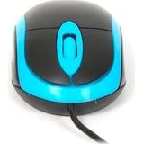 Platinet - OM06VBL - Muis - Zwart - Geel - Bedraad - Optisch 800 DPI