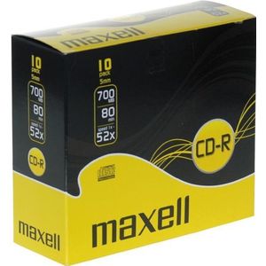 Maxell MAX-CRD19SC - Optische Gegevensdrager - 10 x CD-R