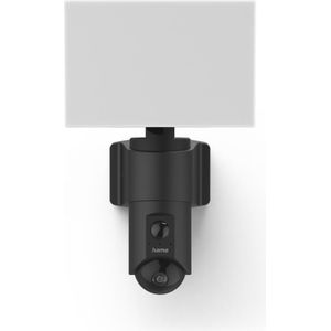 Hama Bewakingscamera met licht- en bewegingsmelder, WLAN, voor buiten, 1080p (1920 x 1080 Pixels), Netwerkcamera, Zwart