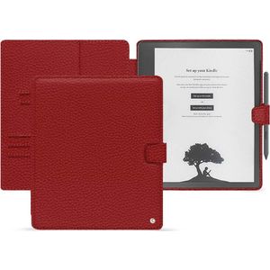 Noreve Lederen beschermhoes Amazon Kindle Scribe (Kindle), eReader accessoires, Rood
