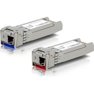 Ubiquiti UF-SM-10G-S UFiber SFP+ Module - 10G - Single-Mode - 2 Stuks