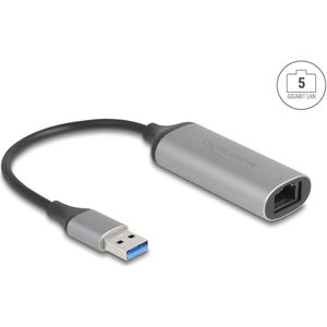 DeLOCK - 81571 - USB Netwerkadapter - Antraciet - Hoge Snelheid tot 5 Gbps