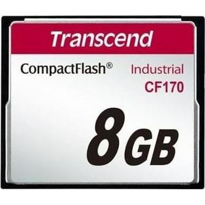 Transcend TS8GCF170 - 8 GB Compact Flash kaart (CF, 8 GB), Geheugenkaart