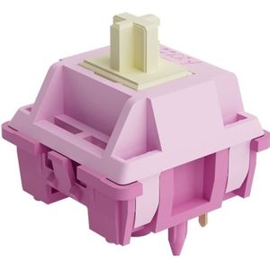 Akko V3 Creamy Purple Pro, mechanisch, 5-Pin, taktil MX-Stem, 30g - 45 Stück, Muis + Toetsenbord Accessoires, Paars