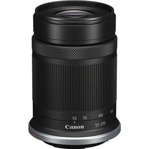 Canon RF-S 55-210mm F5-7.1 IS STM (Canon RF, APS-C / DX), Objectief, Zwart