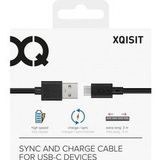 Xqisit Opladen&Synchroniseren (3 m, USB 2.0), USB-kabel