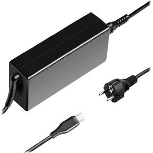 CoreParts - USB-C Voedingsadapter - 65W - Zwart - USB Type C