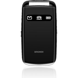 Brondi Amico Favoloso (2.80"", 1.30 Mpx, 2G), Sleutel mobiele telefoon, Zwart