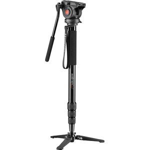 Walimex pro pro Video Monopod Cineast Mono met Fluid Panhead (Metaal), Statief, Zwart