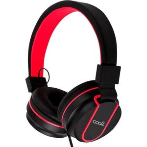 Cool Accesorios 8434847070155 (Bedraad), Gaming headset, Rood, Zwart