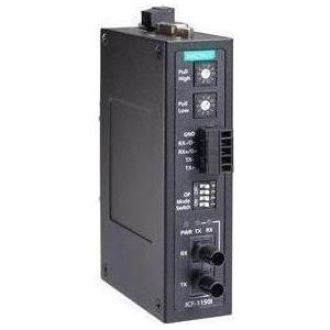 Moxa ICF-1150I-M-ST-T-IEX - Industriële RS-232422485 naar multimode glasvezelconverter, ST-connector, 2 k, Data converter