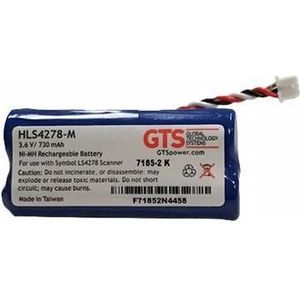 Global Technology Systems HLS4278-M - Batterij voor barcodelezer (gelijkwaardig aan: Symbool BTRY-LS42RAA, Accessoires voor barcodescanners