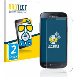 BROTECT Antireflecterende schermbeschermer mat (2 Stuk, Galaxy S4 mini), Smartphone beschermfolie