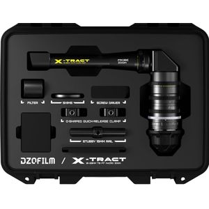 Dzofilm X-TRACT 18-28mm T.8 FF 360° Probe Macro Zoom Lens (PL, Volledig formaat), Objectief, Zwart