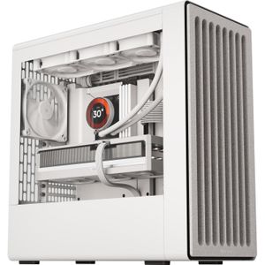 Havn BF 360 Flow PC-Gehäuse, Midi-Tower, E-ATX, Tempered Glass - weiss (E-ATX), PC-behuizing, Wit