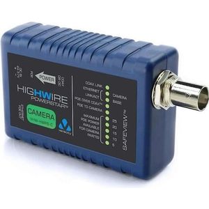 Veracity HIGHWIRE Powerstar Camera Netwerk Media Converter Ingebouwd (802.3af (PoE), 802.3at (PoE+), 25 W), PoE-injector