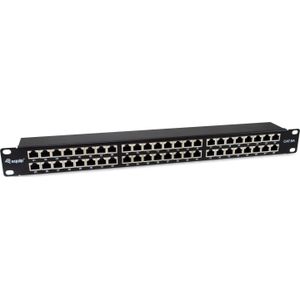 Equip - Patchpaneel - 48x RJ45 Cat6A - Zwart - Staal - 19" - 1U