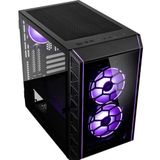 Kolink Citadel Glass SE Micro Tower Zwart