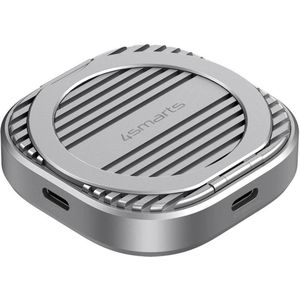 4smarts Magnetische SSD-behuizing kickstand (100 W), Powerbank, Grijs
