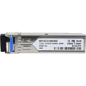 BlueOptics Ubiquiti Networks SFP-BXU34-40KM Compatibel SFP BO15C3149640D, Zendontvangers, Zilver