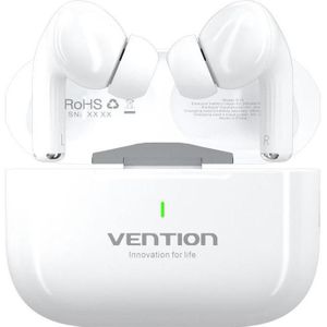 Vention TWS Earbuds Echo Lite E11 (white) (30 h, Draadloze), Koptelefoon, Wit