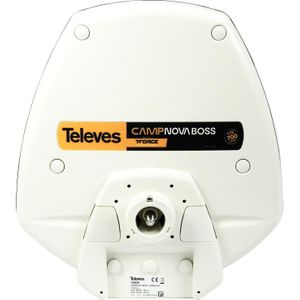 Televes CAMPNOVA2 Campingantenne f.VHF DAB + DVB-T/T2 b.K48 w.accessoires (Parabolische antenne, 30.50 dB, DVB-S / -S2, VHF / MW / LW), SAT Spiegels + SAT Antennes