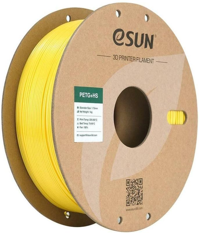 eSUN - PETG+HS - Filament - Transparant - Verbeterde Koeling