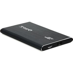 Tooq Technology EXTERNE LADE TQE-2529B 2,5" 7 MM SATA USB 3.0 UASP NEGRA (2.5"), Harddisk behuizing, Zwart