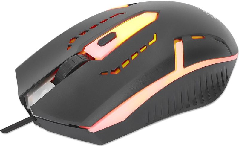 Manhattan 190206 muis Gamen Ambidextrous USB Type-A Optisch 1500 DPI