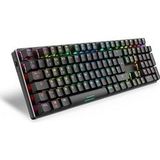 Sharkoon - SKILLER SGK36W - Toetsenbord - Rood - Draadloos - RGB Verlichting