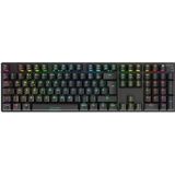 Sharkoon - SKILLER SGK36W - Toetsenbord - Rood - Draadloos - RGB Verlichting