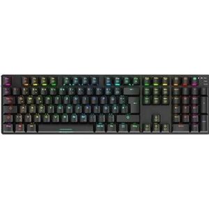 Sharkoon - SKILLER SGK36W - Toetsenbord - Rood - Draadloos - RGB Verlichting