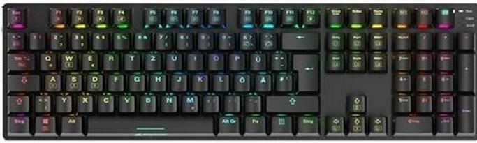 Sharkoon - SKILLER SGK36W - Toetsenbord - Rood - Draadloos - RGB Verlichting