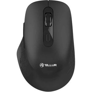 Tellur Glider Wireless Mouse Black (Draadloze), Muis, Zwart