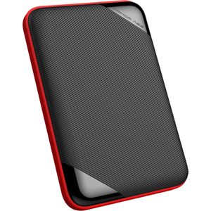 Silicon Power Pantser A62 (4 TB), Externe harde schijf, Rood, Zwart