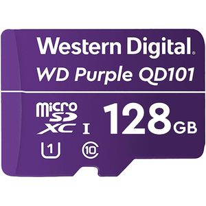 WD - QD101 - Geheugenkaart - Paars - 128 GB - microSDXC U1 UHS-I
