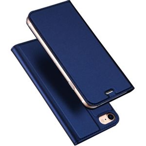 Dux Ducis Lederen omslag (iPhone 7, iPhone 8), Smartphonehoes, Blauw