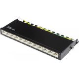 Good Connections - GC-N0121 - 10 Gigabit Ethernet - Zwart - Staal - 12 Aansluitingen