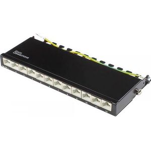 Good Connections - GC-N0121 - 10 Gigabit Ethernet - Zwart - Staal - 12 Aansluitingen