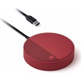 Lexon Design OSLO Energy + QI Charger Speaker - Dark Red