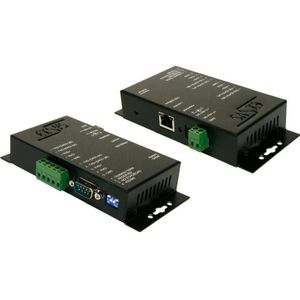 Exsys Ethernet naar 1 x RS-422/485 poort, metalen behuizing incl. VIRTUAL COM software, unte (Voedingseenheid), Netwerk accessoires