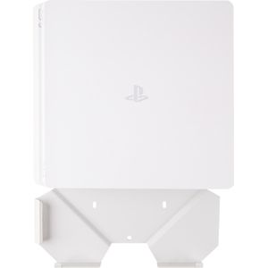 4Mount Muurbevestiging voor Ps4 Slim Wit - Bundel (PS4), Accessoires voor spelcomputers, Wit