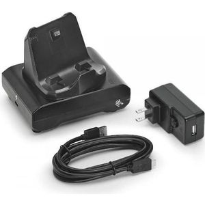 Zebra - ZQ300 - Oplaad-/Overdrachtstation - Accessoire - Zwart - Inclusief USB-kabel en AC-adapter