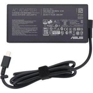 ASUS ADAPTER 200W 20V 3P(RECTANGLE) (200 W), Voeding voor notebooks